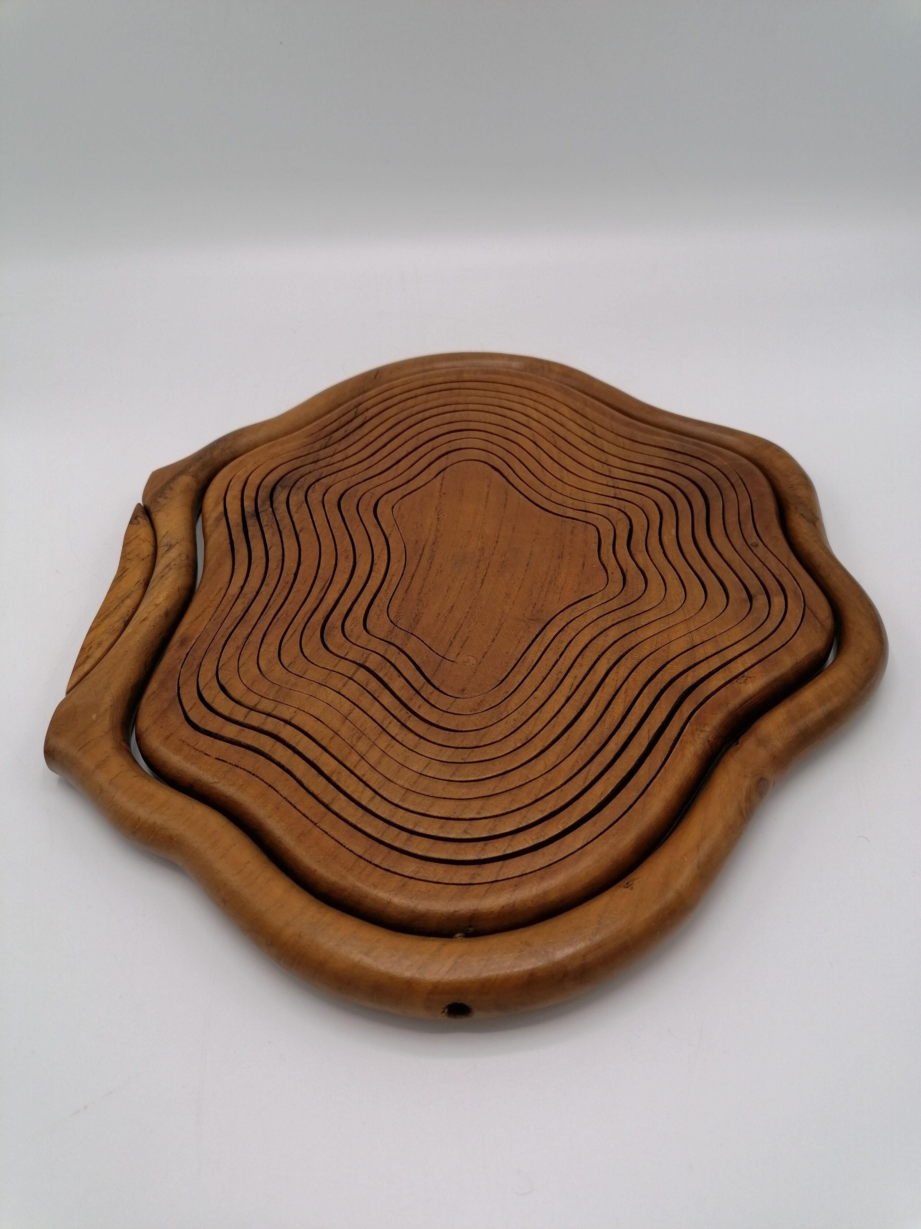 Teak fruit basket, Denmark 1960's