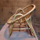 Child chair in rattan