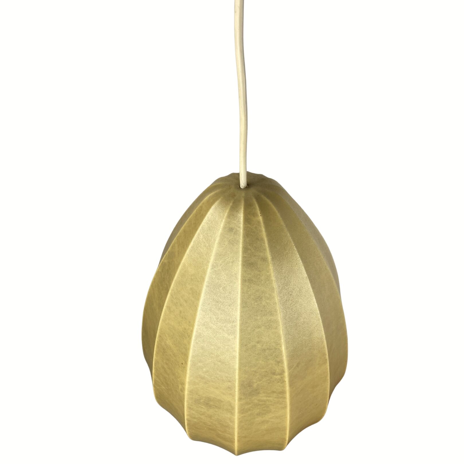 Cocoon space age lantern pendant, Germany 1960s