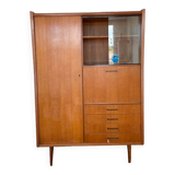Armoire secrétaire scandinave,  Pied compas