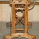 Transformable library table by Boeckh Brothers, circa 1910, restored.