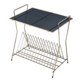 Table pour disques vinyles ou porte-revues vintage. France, années 50