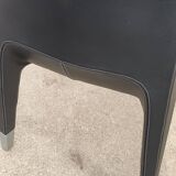 4 black armchairs Plank Claudio Bellini Mon Ami