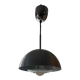 Vintage half globe pendant lamp