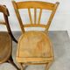6 mismatched Baumann & Luterma bistro chairs, wood, 1960s