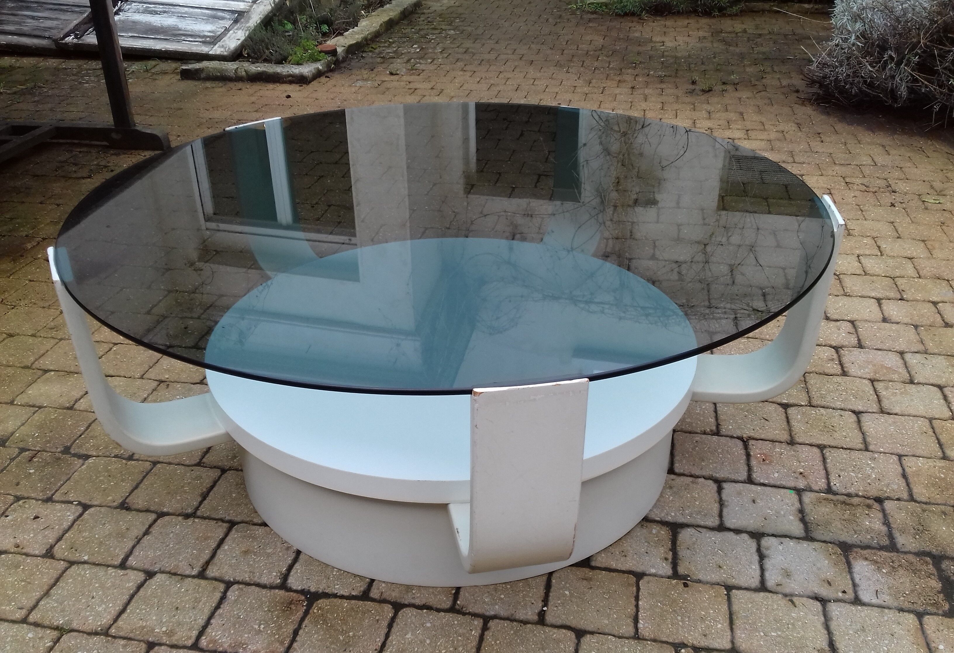 Space age coffee table