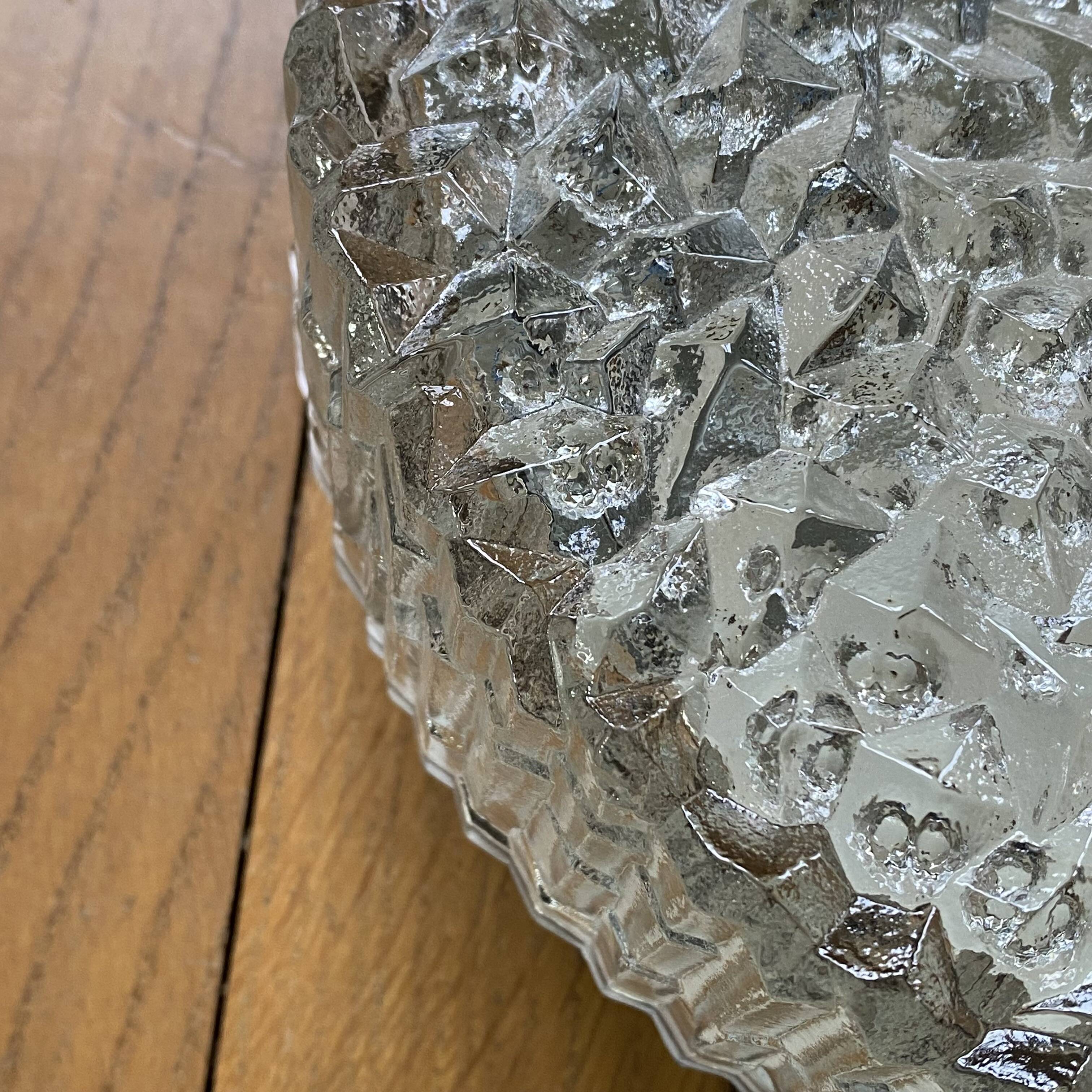 Holophane porthole glass wall or ceiling light, 1970s-1980s