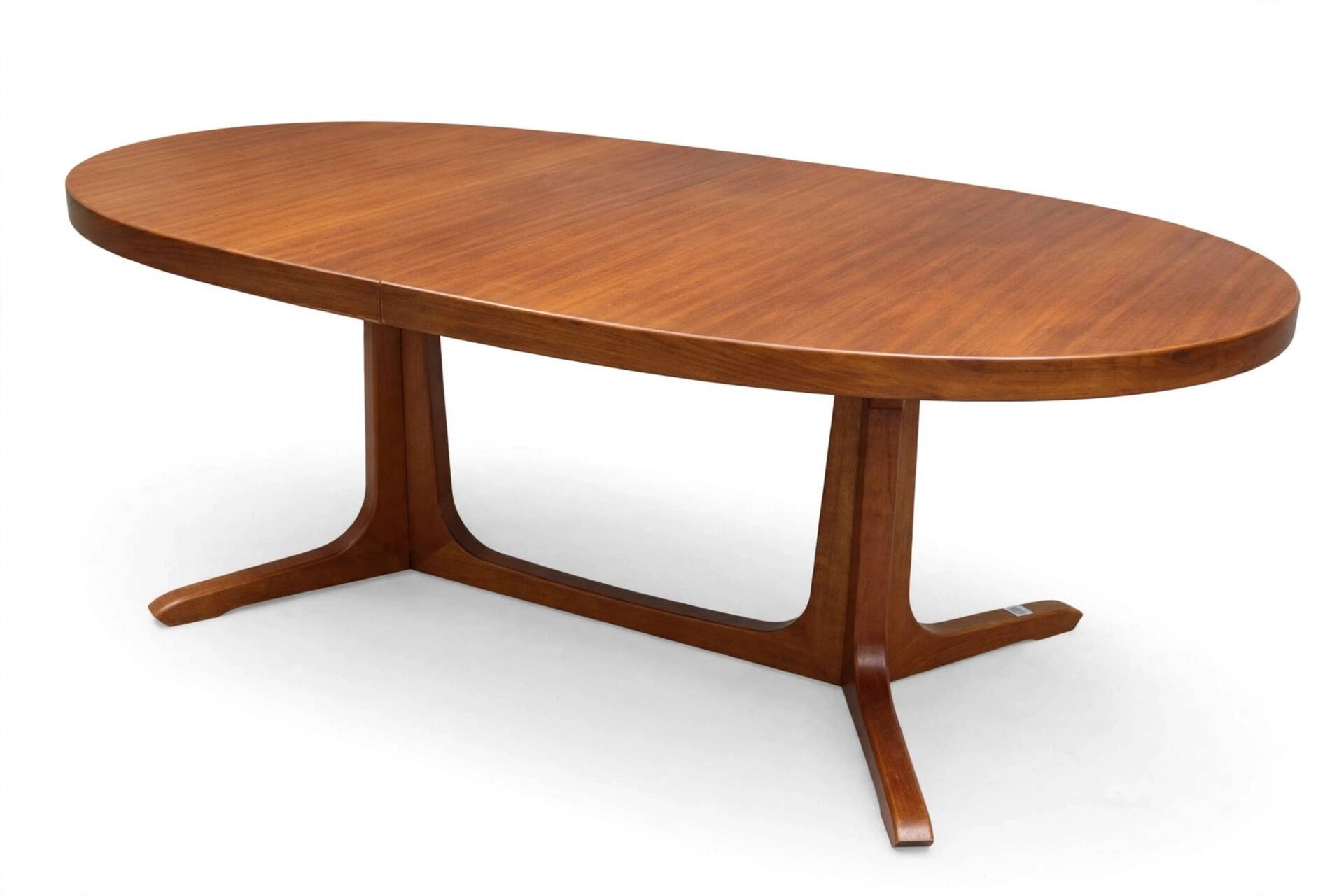Table à manger ovale vintage 6 personnes, années 70s