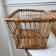 Pair of rattan/wicker storage baskets from the 60s and 70s