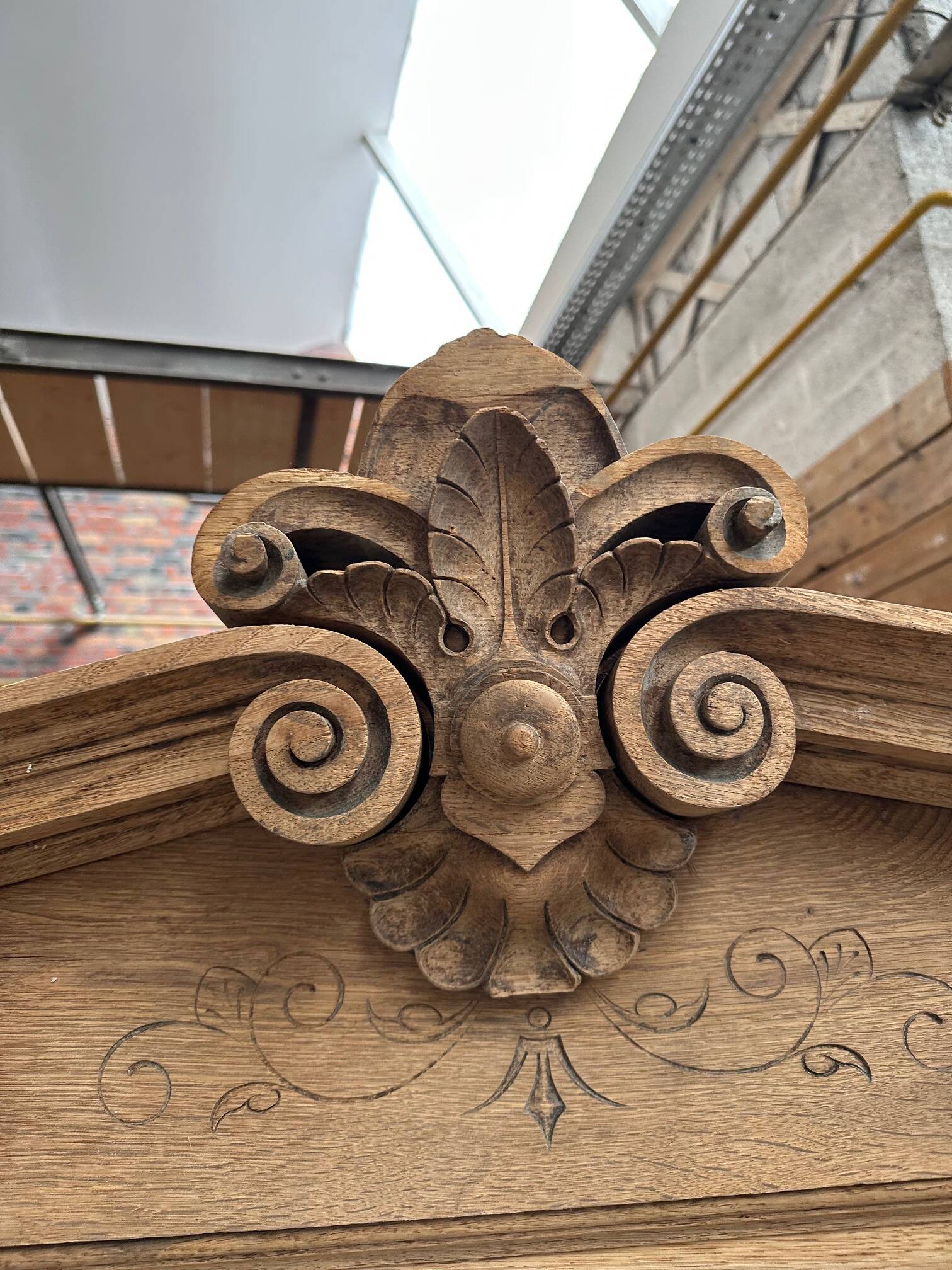 19th century oak entrance hall