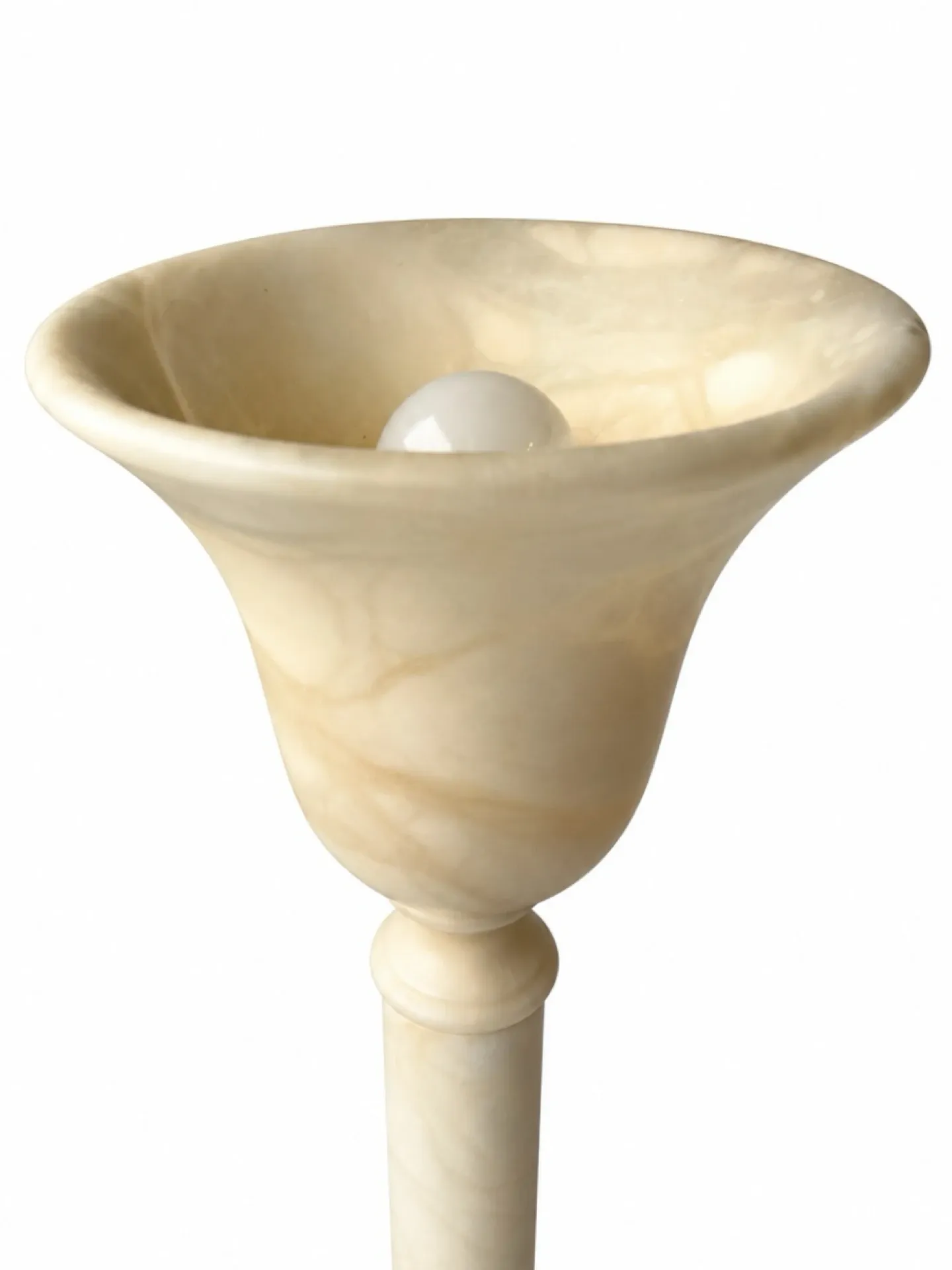 Pair of Alabaster Table Lamps by Massive
