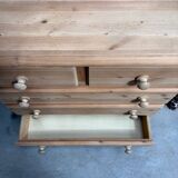 Renovated English pine chest of drawers