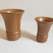 Pair of sandstone vases 60s