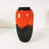 Large Scheurich ceramic vase, Fat Lava, Germany 1960s