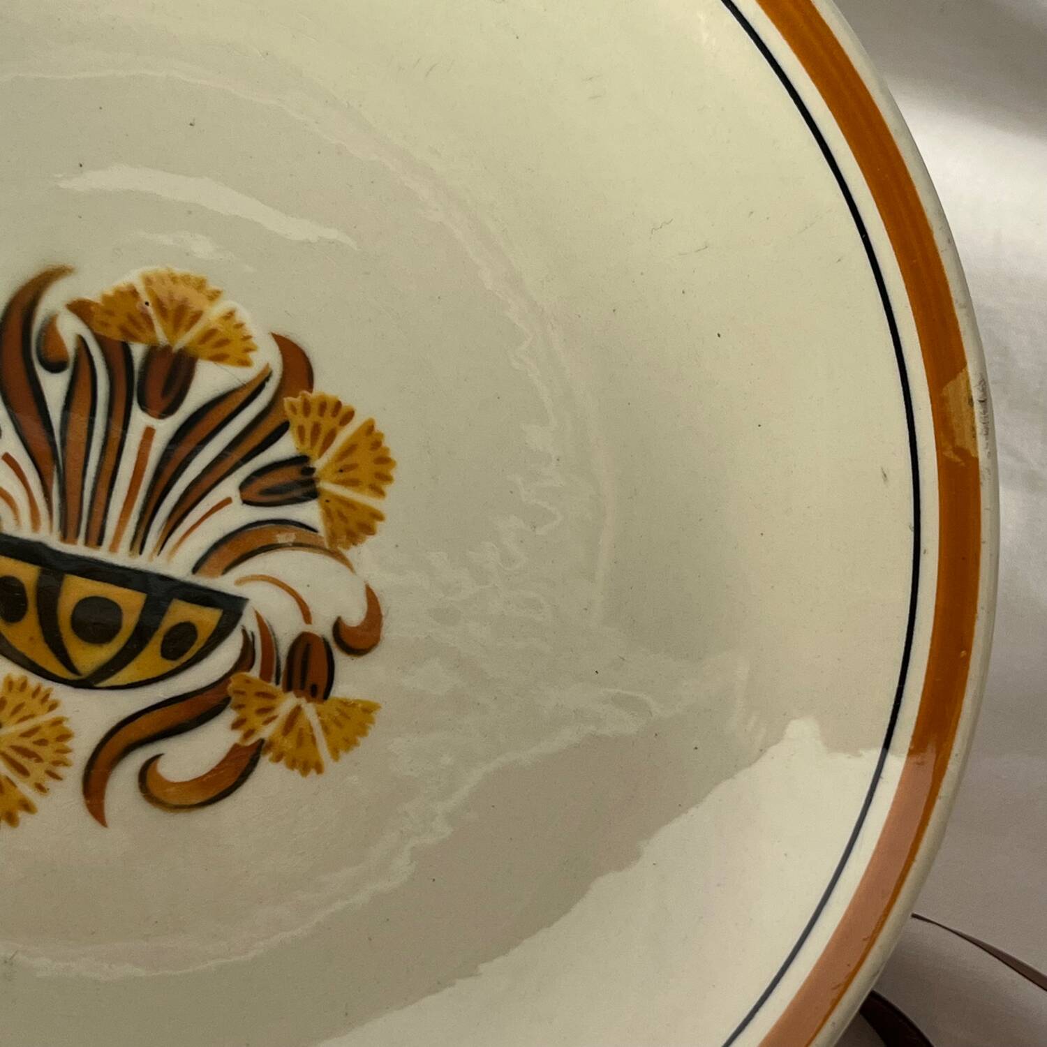 2 Creil and Montereau compote dishes