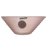 Pair of wall lamps a v mazzega murano italy stylized shape