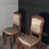 Paire de chaises style Louis XV