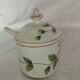 Vintage ceramic confit pot with spoon – 1950s