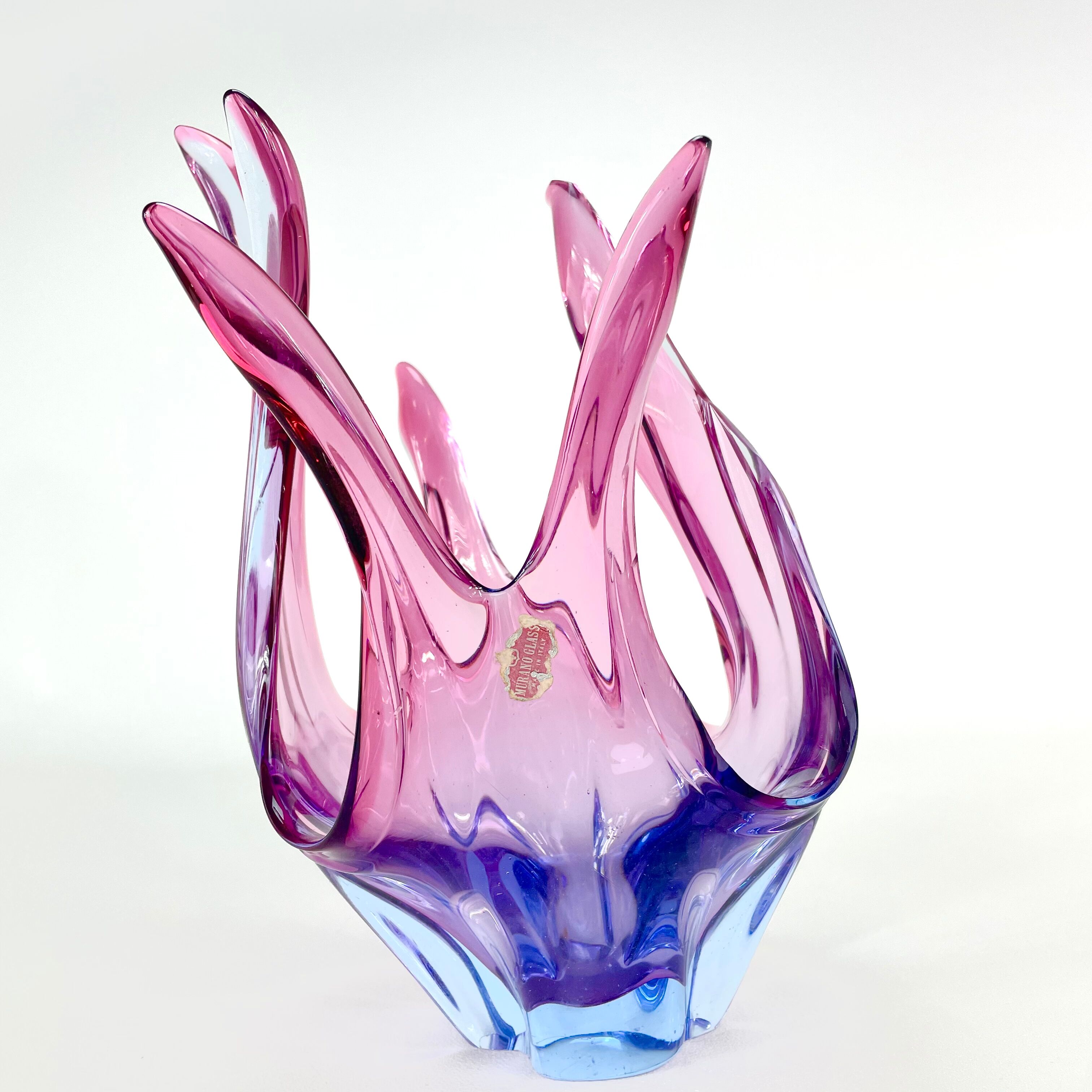 Murano glass fruit cup, 1960