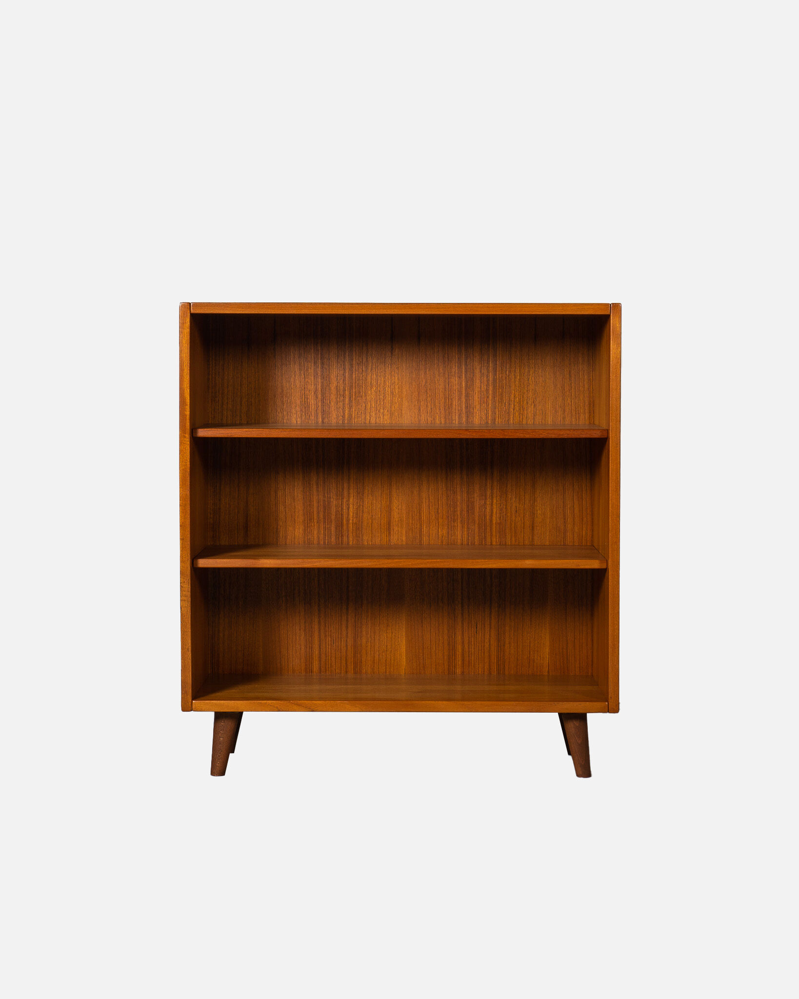 Mid century german bookcase made of solid teak, circa 1970, germany
