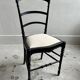 Chaises Napoléon III retapissées