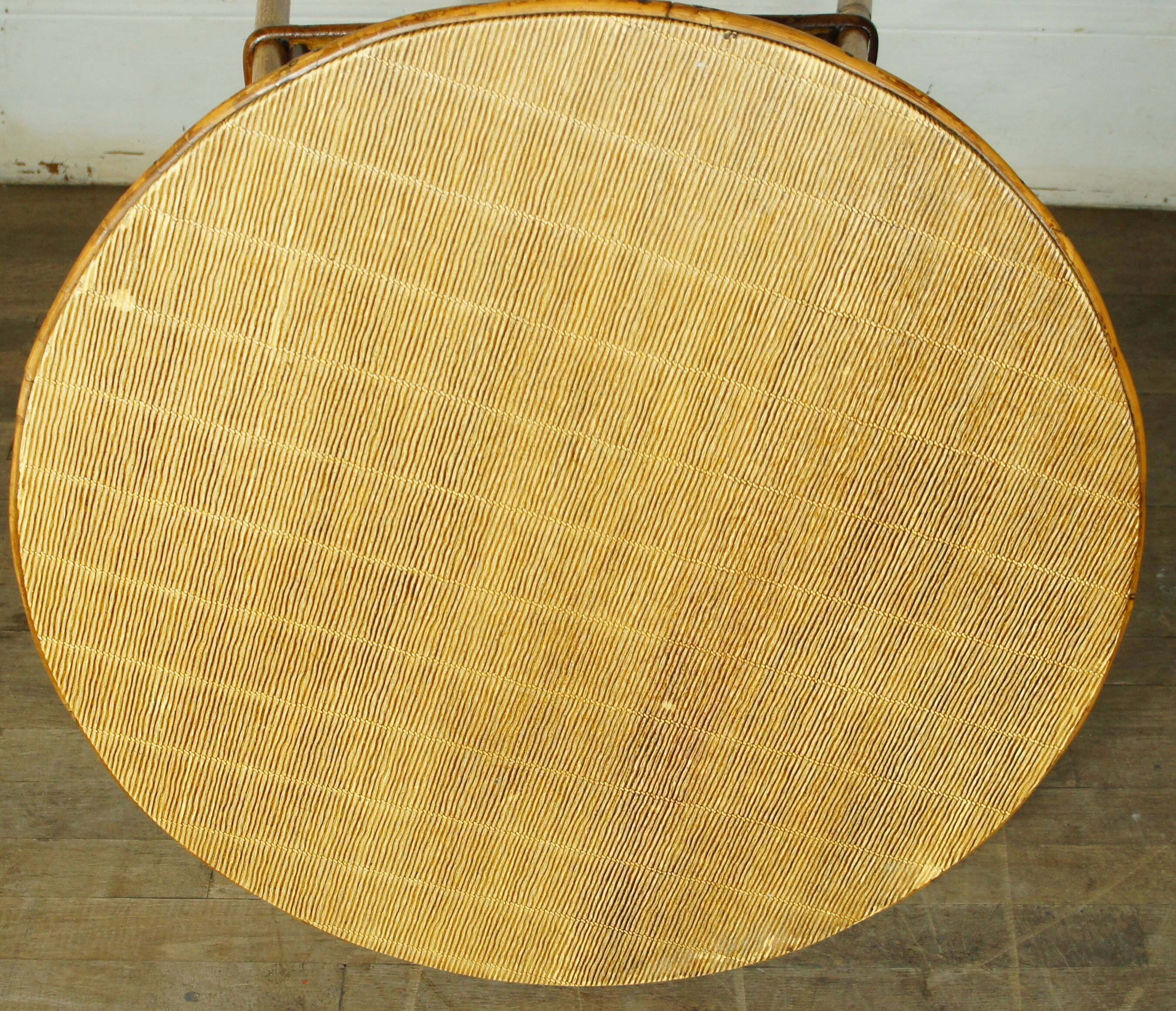 Rattan coffee table & similoid Rio 1960