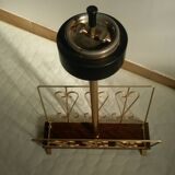 Magazine rack + ashtray from the 60s