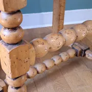 4 chaises bois tourné