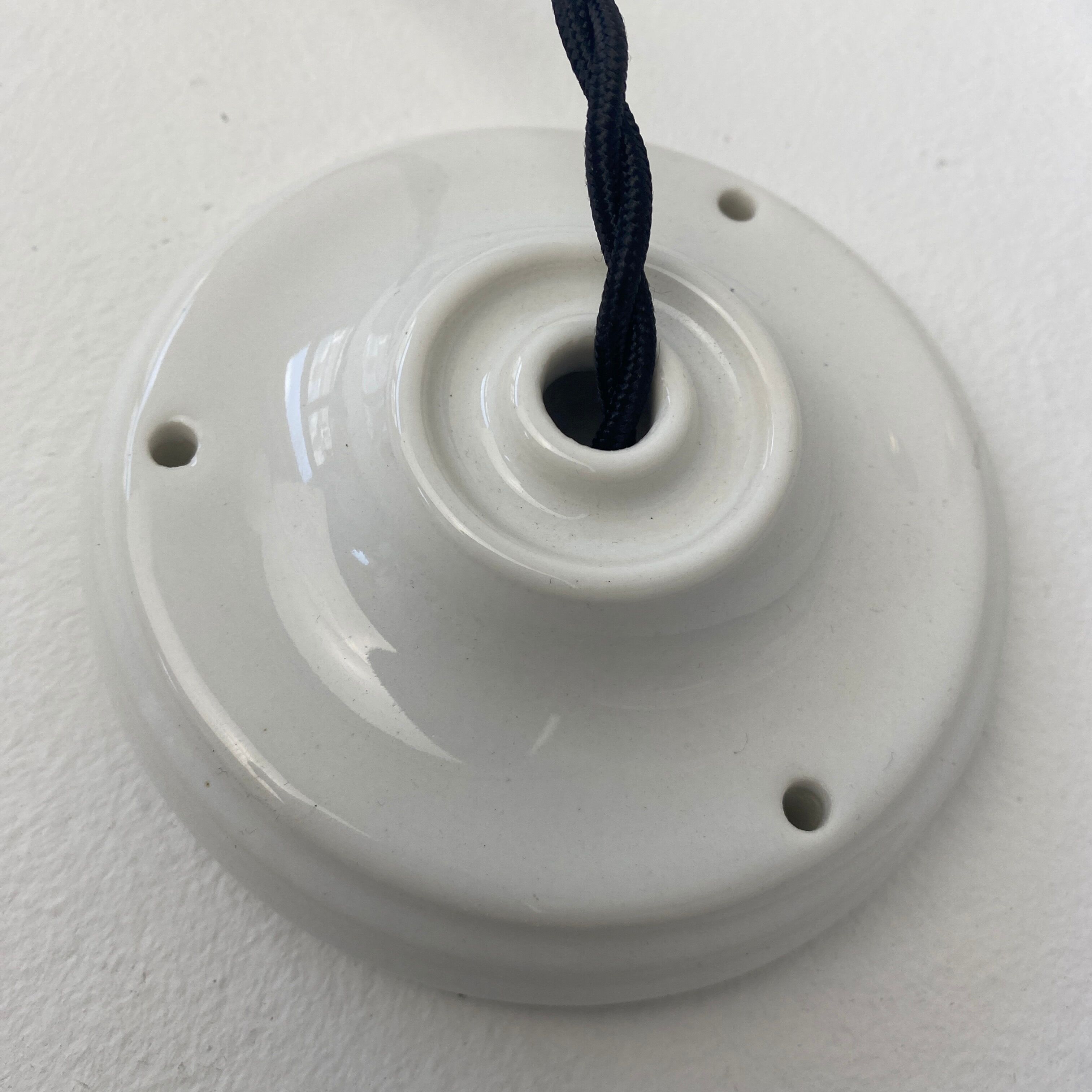 Lot 3 old suspensions in vintage opaline 12 cm