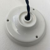 Lot 3 old suspensions in vintage opaline 12 cm