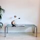 Vintage chrome coffee table 1970’s