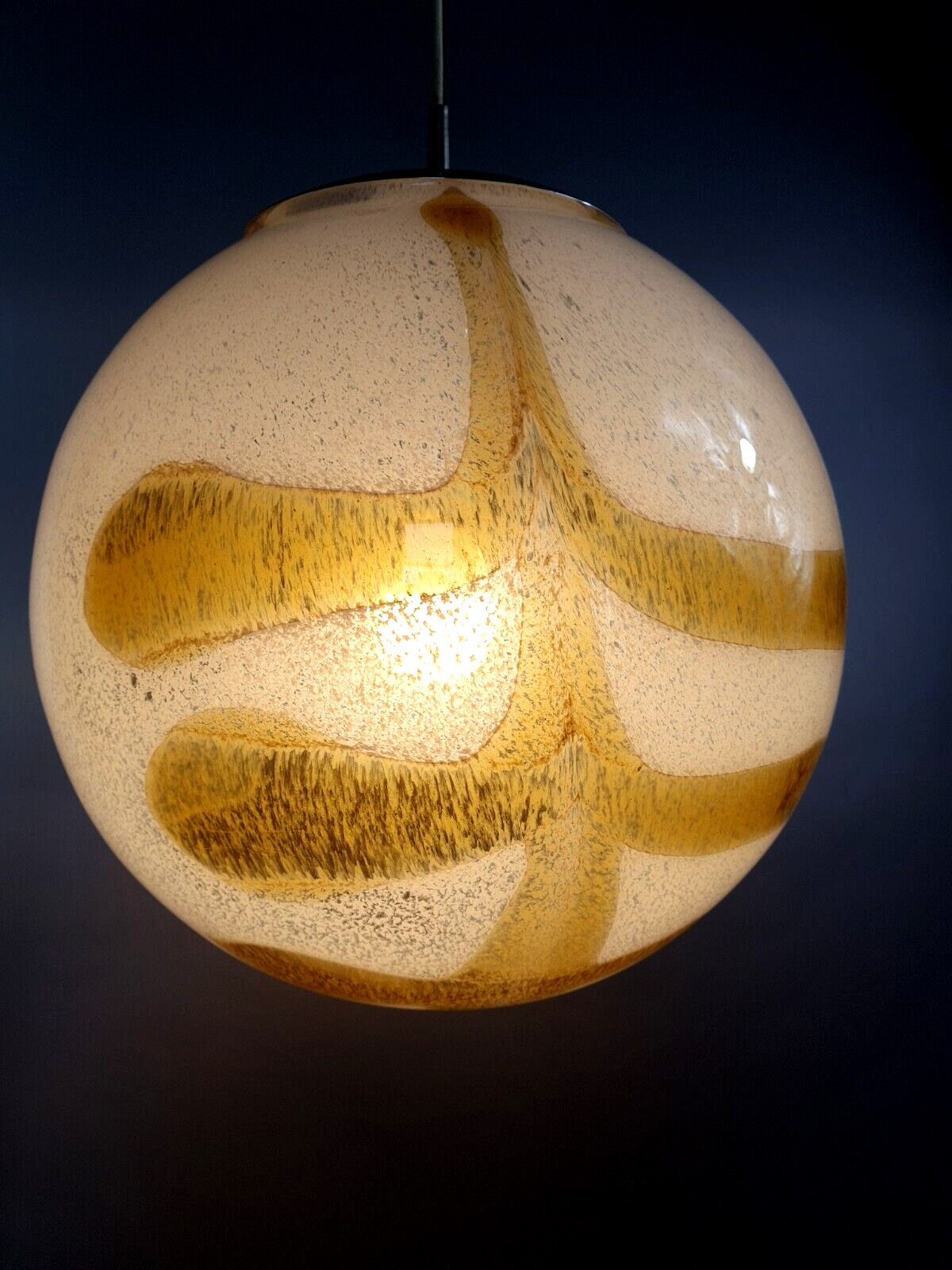 Suspension ball glass Murano/ Venice 43x65 cm D. state SB