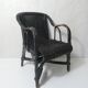 Vintage children's size rattan armchair