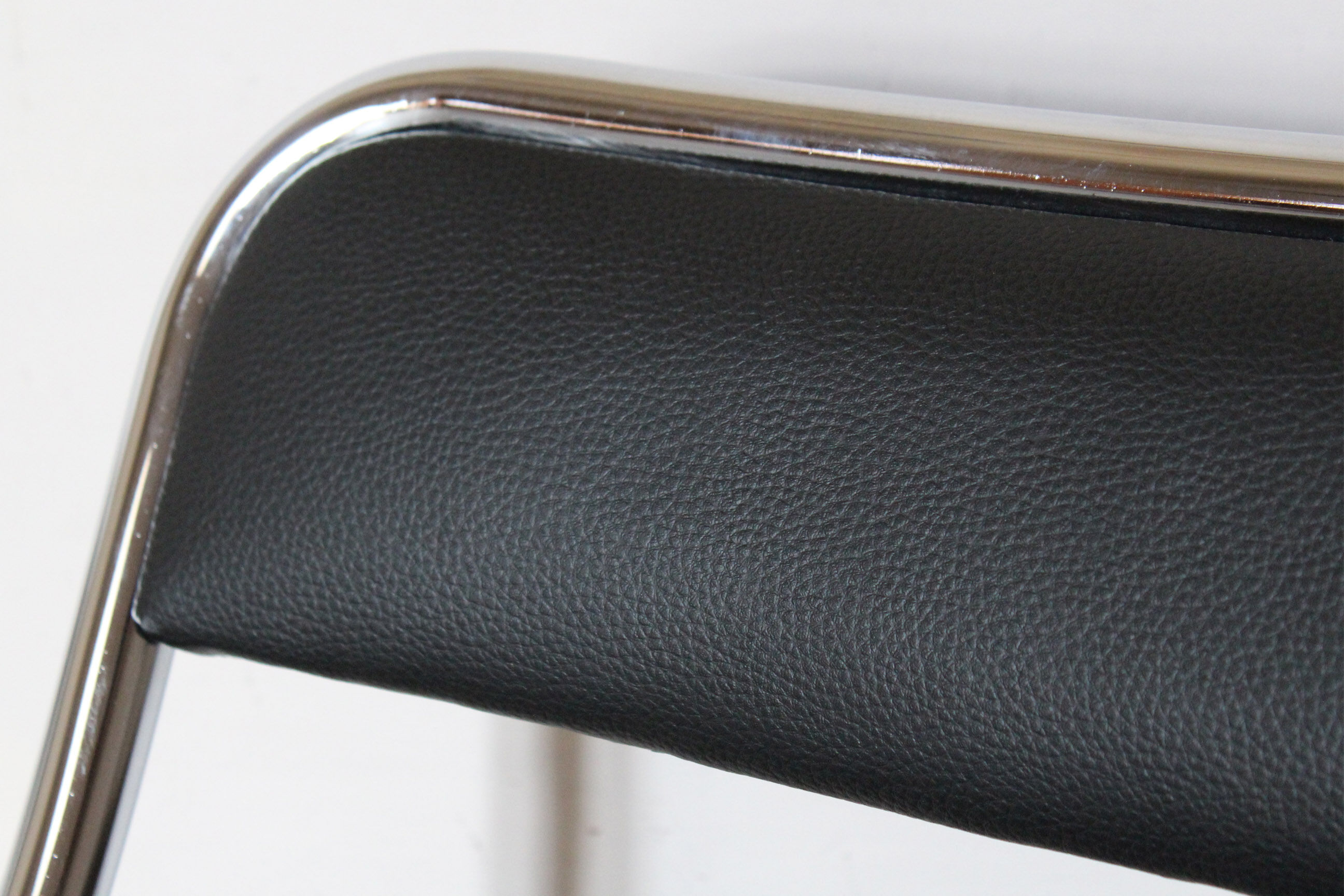 Chromed vintage dining chairs 1970