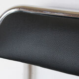 Chromed vintage dining chairs 1970