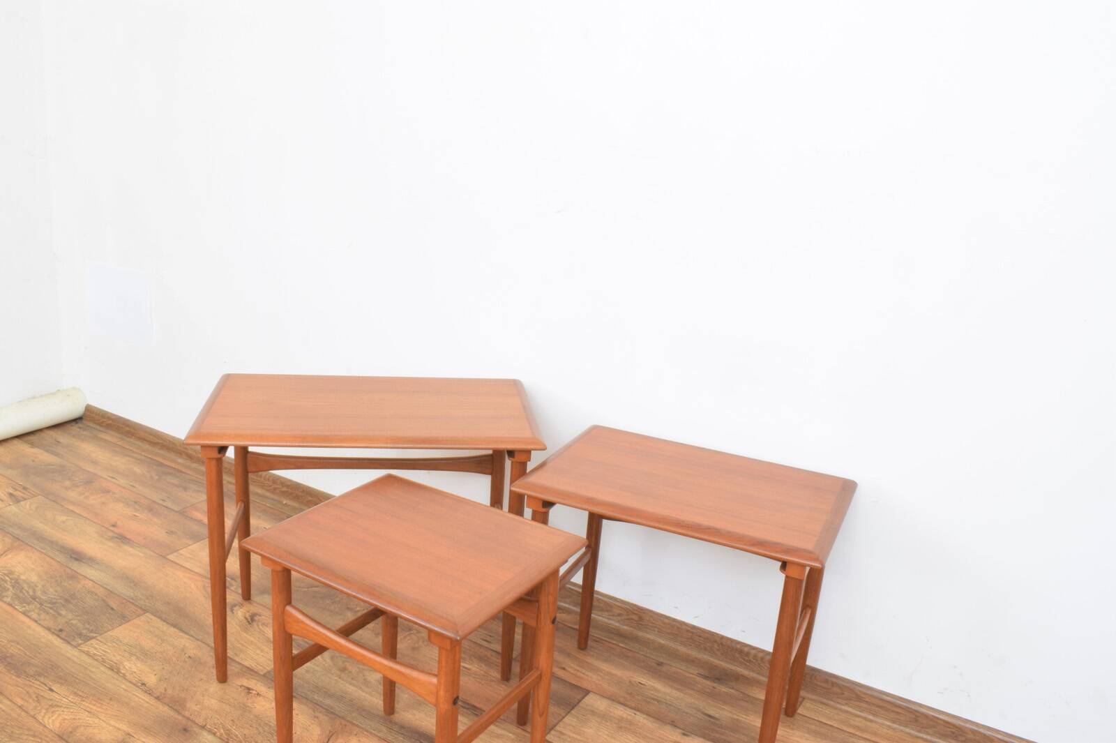 Mid-Century Danish Teak Nesting Tables, Set of 3