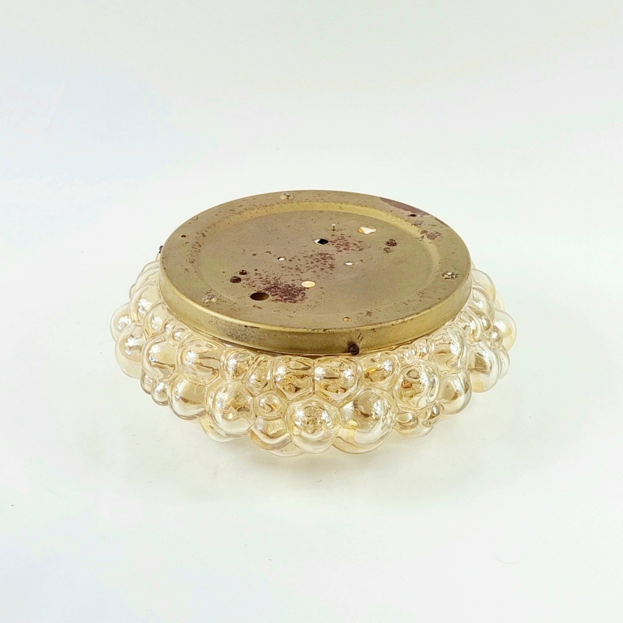 Large Mid-Century Modern Bubble Glass Ceiling Light by Helena Tynell, 1960s