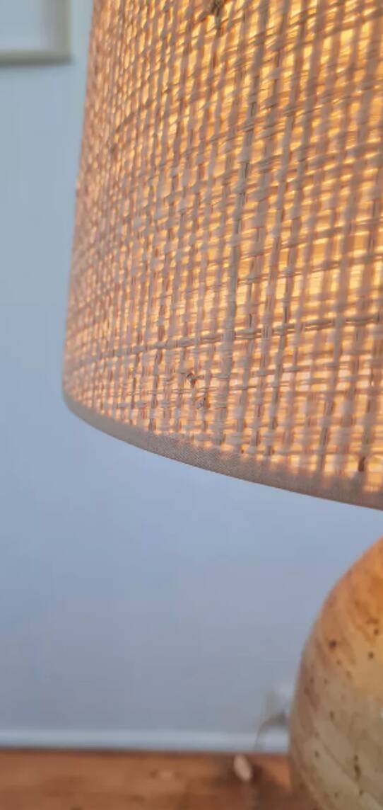 Sandstone lamp circa 1950