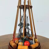 Table miniature croquet set