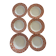 Deep plates and flower dish