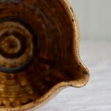 Saucière en grès pyrité