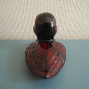 Statuette canard Kanadou sculpture vintage ceramic duck design 80s