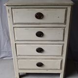 Skated wooden chiffonnier