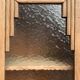 Parisian glass cabinet art deco raw wood 1930