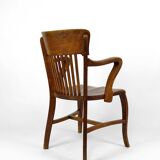 American oak office armchair, USA, circa 1900