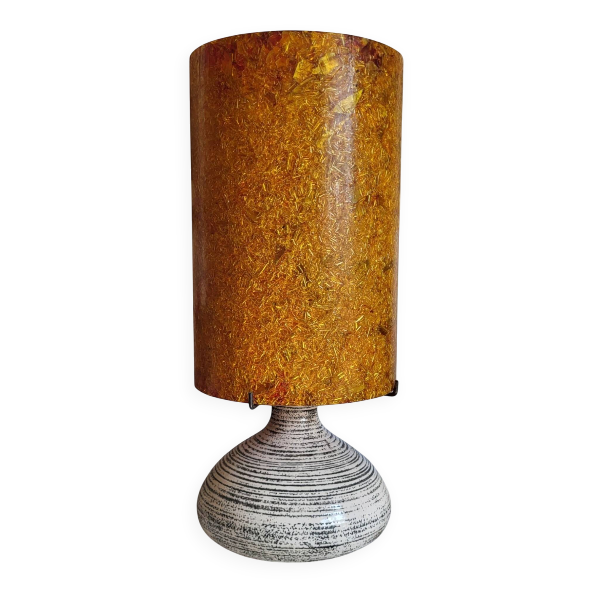 Ceramic lamp Accolay, France, 1970s