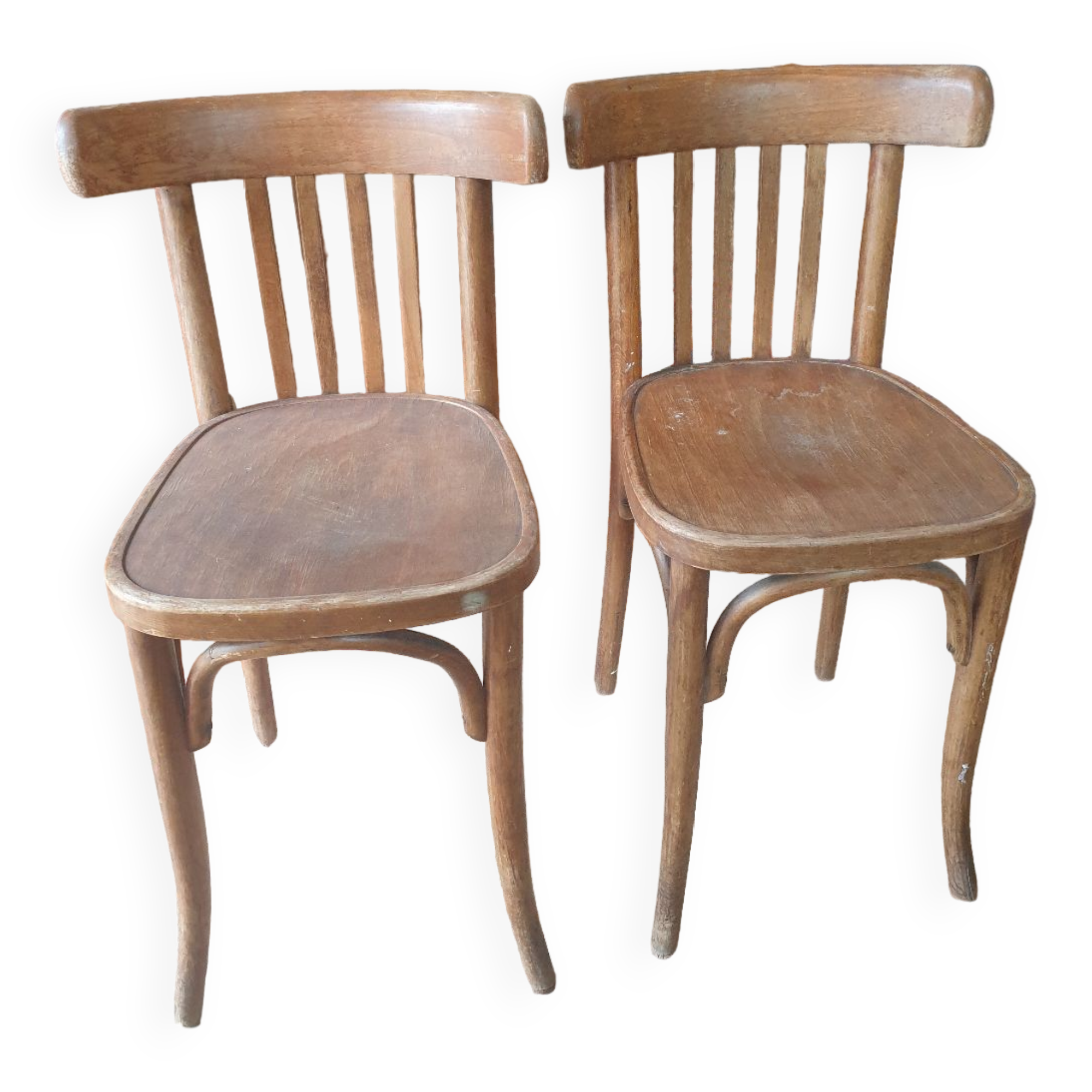 Set of 2 Josef Mintzis bistro chairs
