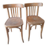 Set of 2 Josef Mintzis bistro chairs