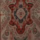 Vintage Turkish hallway rug 107x558 cm
