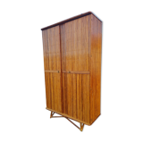 Rattan marquetry cabinet